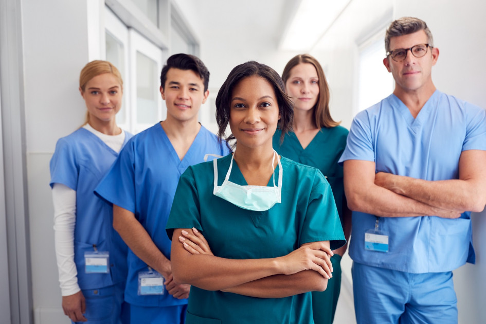 Nurses and midwives account for nearly 50% of the global health workforce.